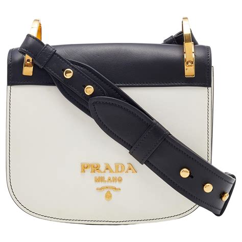 prada leather city saddle bag|Prada Leather City Saddle Bag .